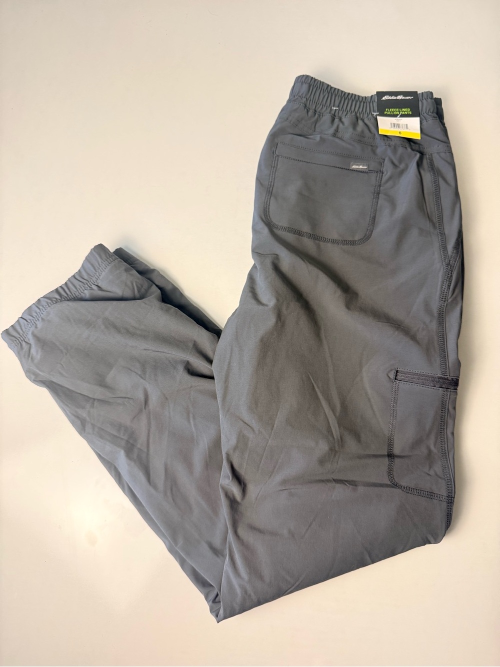 Eddie Bauer Women’s Slate Gray Fleece Lined Jogger Pants Size 6